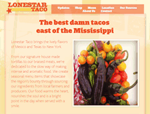 Tablet Screenshot of lonestartaconyc.com